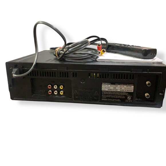 Sony VCR Recorder SLV-679HF With Remote Cords & Operating Manual VCR PLUS-TESTED - Picture 7 of 7